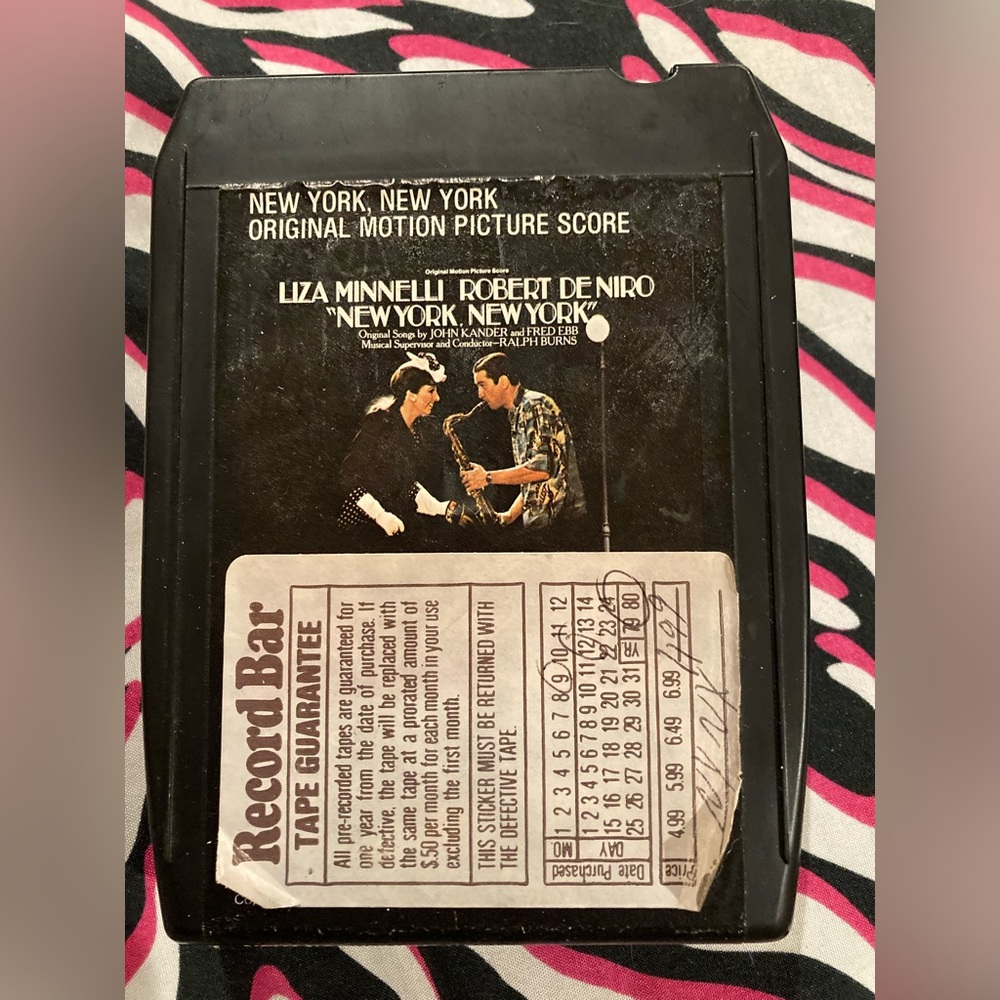 New York, New York Original Motion Picture Score 8 Track Tape